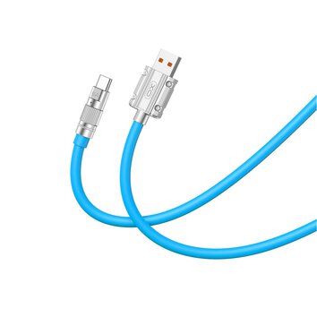 XO kabel NB227 USB - USB-C 1,2 m 6A niebieski