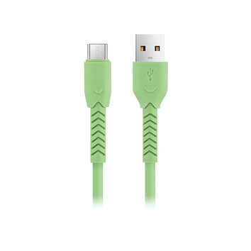 Maxlife kabel MXUC-04 USB - microUSB 1,0 m 3A zielony