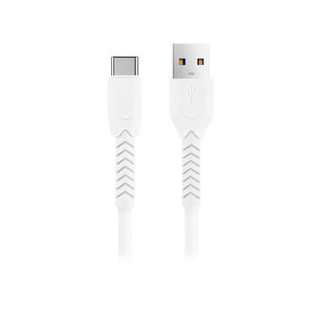Maxlife kabel MXUC-04 USB - USB-C 1,0 m 3A biały