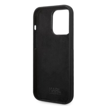 Karl Lagerfeld nakładka do iPhone 14 Pro 6,1" KLHCP14LSNIKBCK czarna hardcase Silicone NFT Ikonik