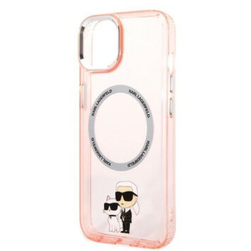 Karl Lagerfeld nakładka do iPhone 14 6,1" KLHMP14SHNKCIP różowa hardcase Magsafe IML NFT K&C