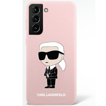 Karl Lagerfeld nakładka do Samsung Galaxy S23 Plus KLHCS23MSNIKBCP różowa hardcase Silicone Ikonik