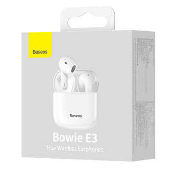 Baseus słuchawki Bluetooth TWS Bowie E3 białe