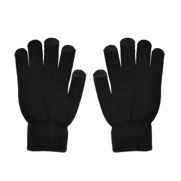 Rękawiczki do ekranów dotykowych TRAINGLE czarna damska