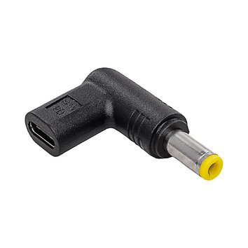 Akyga wtyczka do zasilacza uniwersalnego AK-ND-C01 USB-C / 5.5 x 2.5 mm 19.5V