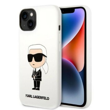 Karl Lagerfeld nakładka do iPhone 14 6,1" KLHCP14SSNIKBCH biała hardcase Silicone NFT Ikonik