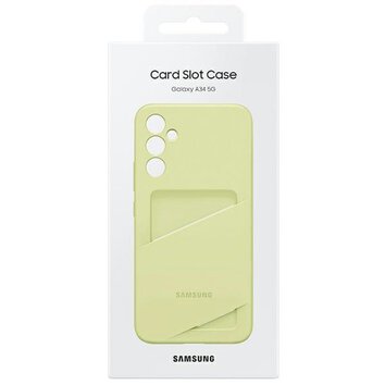 Samsung etui Card Slot Cover do Samsung Galaxy A34 5G limonkowe