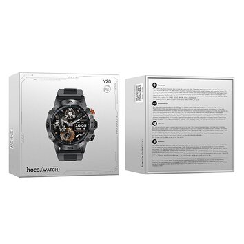 HOCO smartwatch z funkcj rozmowy Y20 czarny