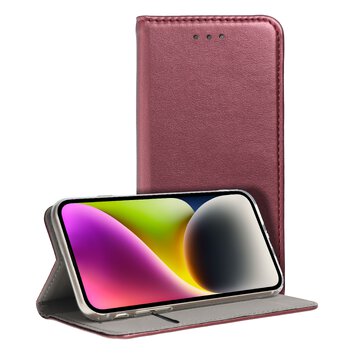 Kabura SMART MAGNETO do IPHONE 16 burgundowy
