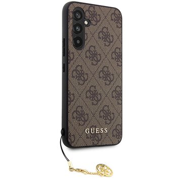 Guess nakładka do Samsung Galaxy A54 5G GUHCSA54GF4GBR brązowa hardcase 4G Charms Collection
