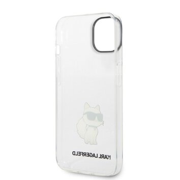 Karl Lagerfeld nakładka do iPhone 14 Plus 6,7" KLHCP14MHNCHTCT transparentna hardcase Ikonik Choupette