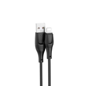 XO kabel NB238 USB - Lightning 1,0 m 2,4A czarny
