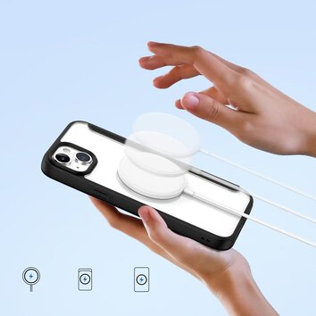 DUX DUCIS kabura SKIN X PRO kompatybilna z MagSafe do IPHONE 15 czarna