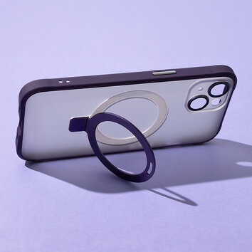 Nakładka Mag Ring do iPhone 12 Pro 6,1" fioletowy