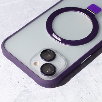 Nakładka Mag Ring do iPhone 15 Pro 6,1" fioletowy