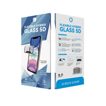 Szkło hybrydowe Flexible 5D z ramką do iPhone 14 Pro Max 6,7"