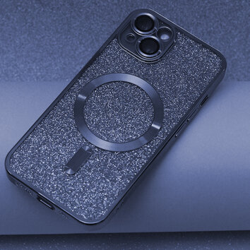 Nakładka Glitter Chrome Mag do iPhone 12 Pro Max 6,7" niebieska