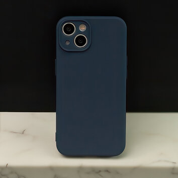 Nakładka Silicon do iPhone 14 Pro 6,1" ciemnoniebieska