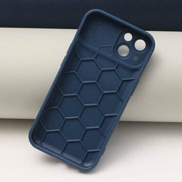 Nakładka Honeycomb do iPhone 14 6,1" ciemnoniebieska