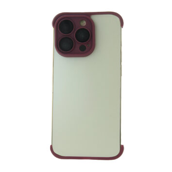 TPU mini bumpers z ochroną aparatu do iPhone 14 Pro Max 6,7" wiśniowy