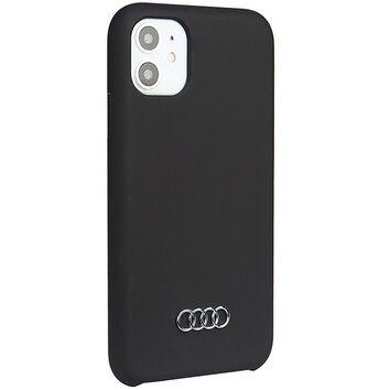Audi nakładka do iPhone 11 AU-LSRIP11-Q3/D1-BK czarna hard case Silicone