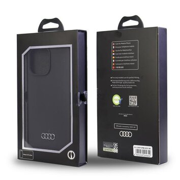 Audi nakładka do iPhone 13 Pro Max 6,7" AU-LSRIP13PM-Q3/D1-BK czarna hard case Silicone