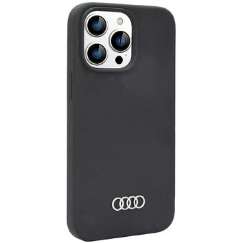 Audi nakładka do iPhone 14 Pro 6,1" AU-LSRIP14P-Q3/D1-BK czarna hard case Silicone