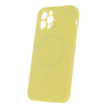 Nakładka Mag Invisible do iPhone 12 Pro 6,1" pastelowy żółty
