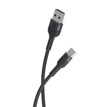 Forever kabel Flexible USB - USB-C 1,0 m 3A czarny