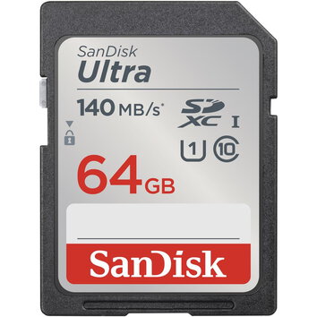 SanDisk karta pamięci 64GB Ultra SDXC 64GB 140MB/s UHS-I Class 10