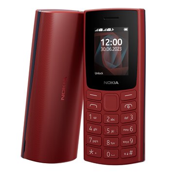 Telefon Nokia 105 2023 Dual Sim czerwony