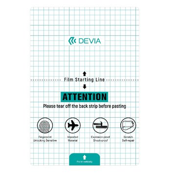 Devia Zestaw folii anticrash na tablety do maszyny tnącej 20szt 20 x 29 cm