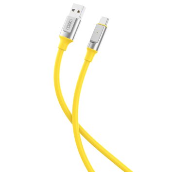 XO kabel NB251 USB - USB-C 1,0 m 6A żółty