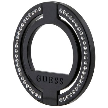 Guess podstawka GUMRSALDGK Ringstand Rhinestones czarna