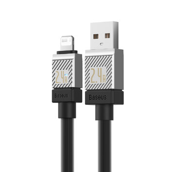 Baseus kabel CoolPlay USB - Lightning 1m 2,4A czarny