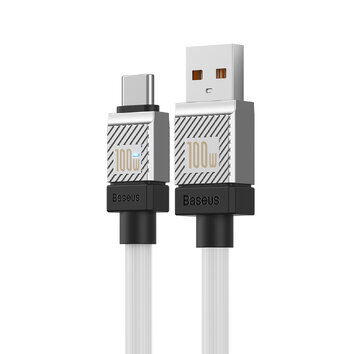 Baseus kabel CoolPlay USB - USB-C 1m 100W biały