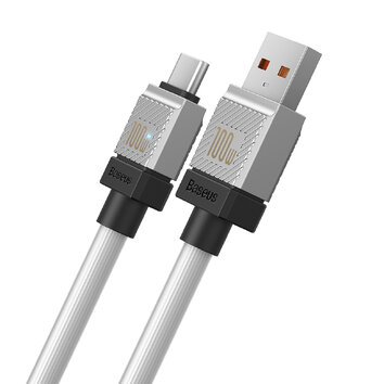 Baseus kabel CoolPlay USB - USB-C 2m 100W biały