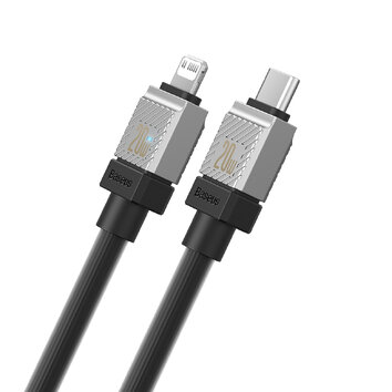 Baseus kabel CoolPlay USB-C - Lightning 2m 20W czarny