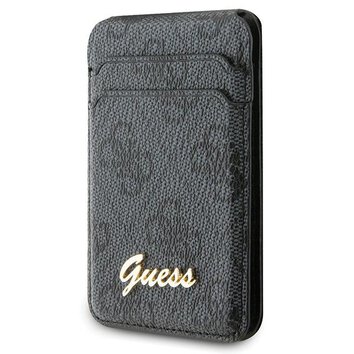 Guess portfel GUWMSHG4SHK czarne Cardslot Magsafe Stand 4G Classic
