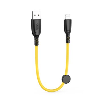 XO kabel NB247 USB - Lightning 0,25 m 6A żółty