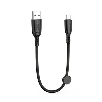 XO kabel NB247 USB - microUSB 0,25 m 6A czarny