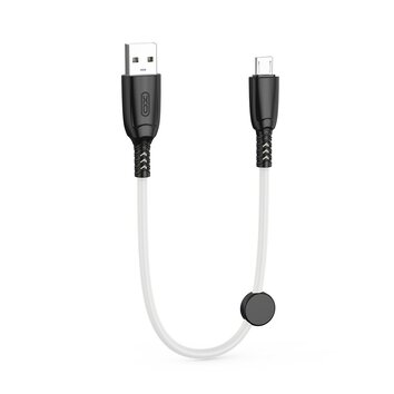 XO kabel NB247 USB - microUSB 0,25 m 6A biały