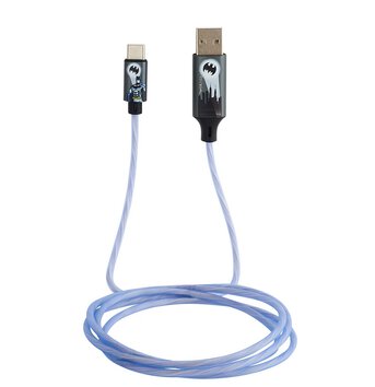 Batman kabel USB-C- Lighting  Batlogo 1,2 m 10W