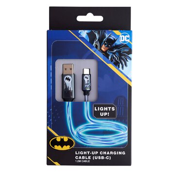 Batman kabel USB-C- Lighting  Batlogo 1,2 m 10W