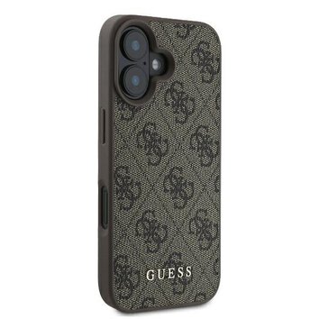GUESS futerał do IPHONE 16 Plus GUHCP16MG4GFBR (PU 4G Classic) brązowy