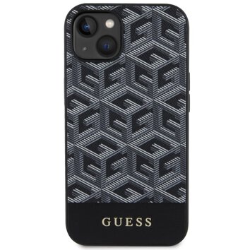 Guess nakładka do iPhone 14 Plus 6,7" GUHMP14MHGCFSEK czarna hard case GCube Stripes MagSafe