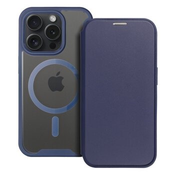 Kabura Smart Mag do IPHONE 15 PRO kompatybilny z MagSafe niebieski
