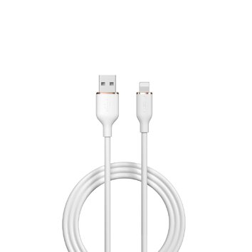 Devia kabel Jelly USB - Lightning 1,2 m 2,4A biały