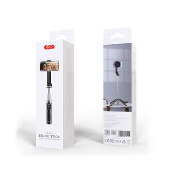 XO selfie stick Bluetooth tripod SS11 czarny 100cm