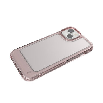 Ugly Rubber nakładka UMODEL do iPhone 15 6,1" clear różowa
